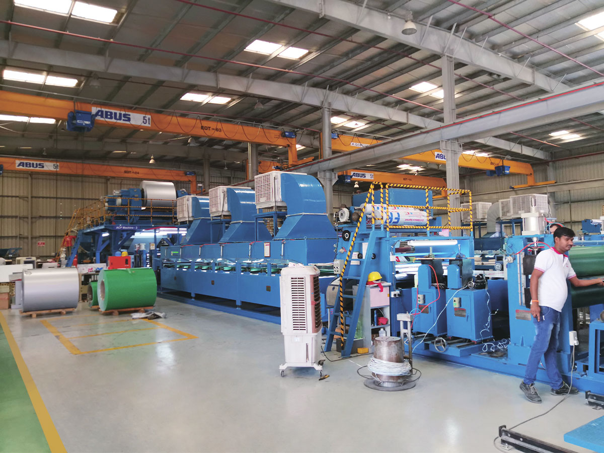 Linija za proizvodnju metalnih (aluminijskih) kompozitnih ploča